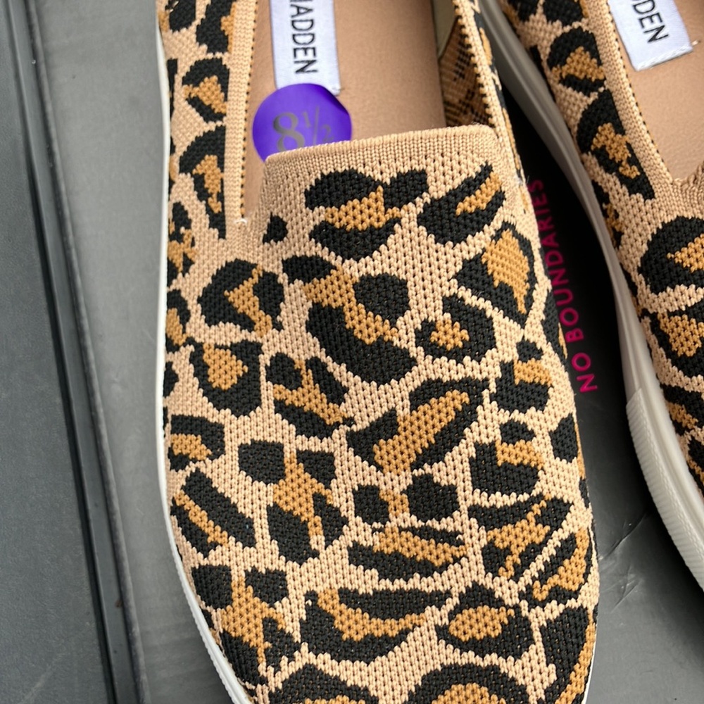 Steve Madden Leopard Print Slip-On Shoes - image 7